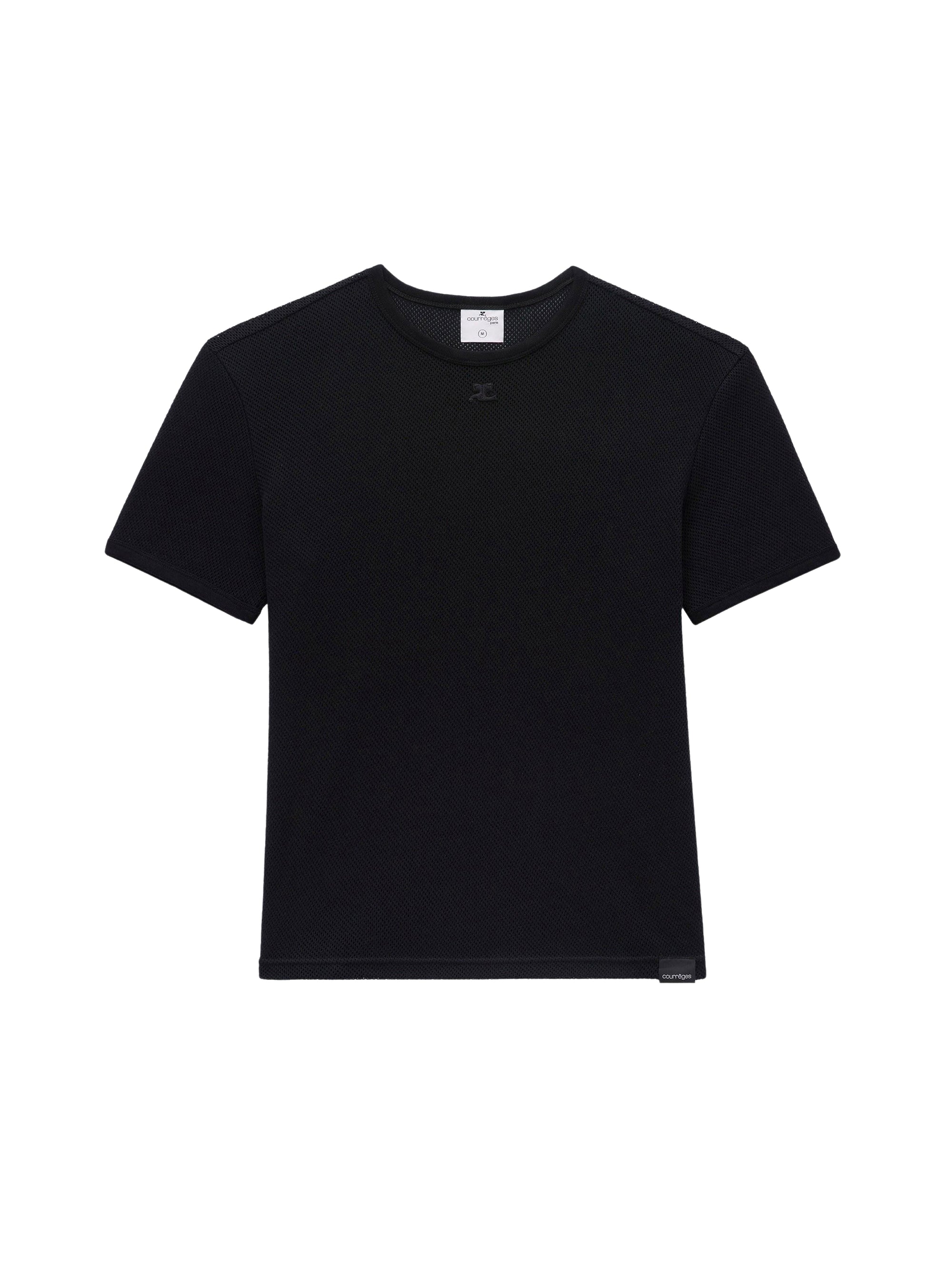 Ac mesh T-Shirt - Black