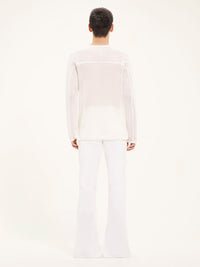 Baseball printed mesh T-Shirt - Natural