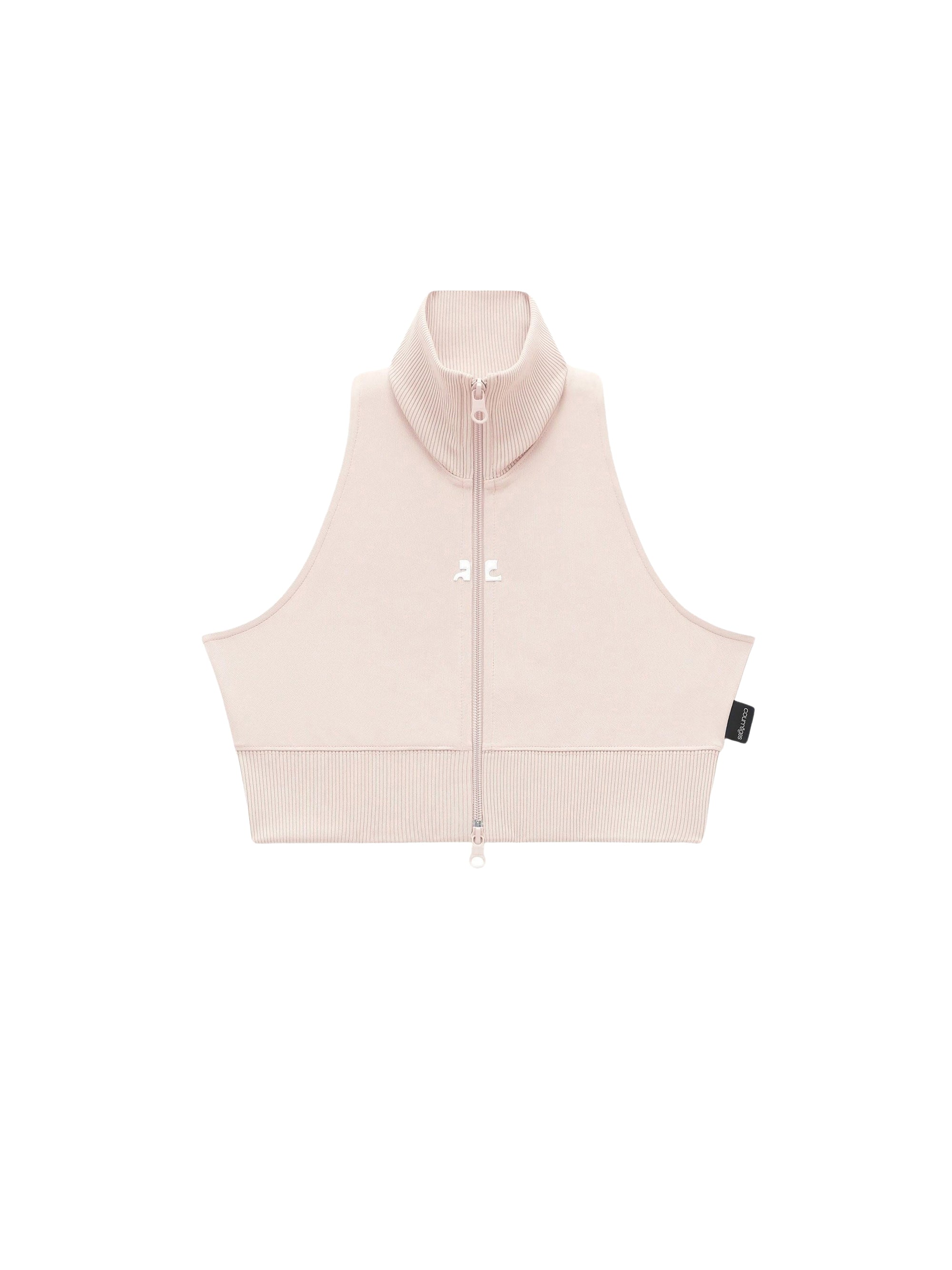 Interlock tracksuit cropped Sweatshirt - Beige