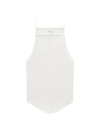 Holistic rib knit tank Top - Heritage White