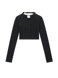 Light wool Cardigan - Black
