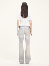 Iconic rib knit Polo - Heritage White