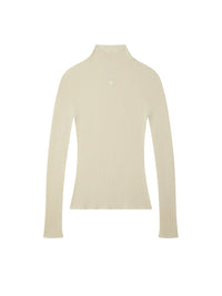 Long sleeved solar Sweater - White