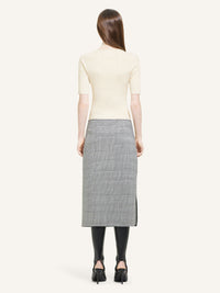 Solar light rib Sweater - Natural