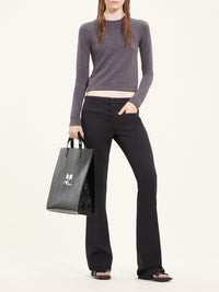 Light wool Sweater - Medium Grey Melange