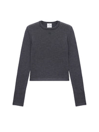 Light wool Sweater - Medium Grey Melange