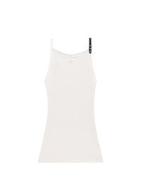 Neckline rib knit Dress - Lime Stone