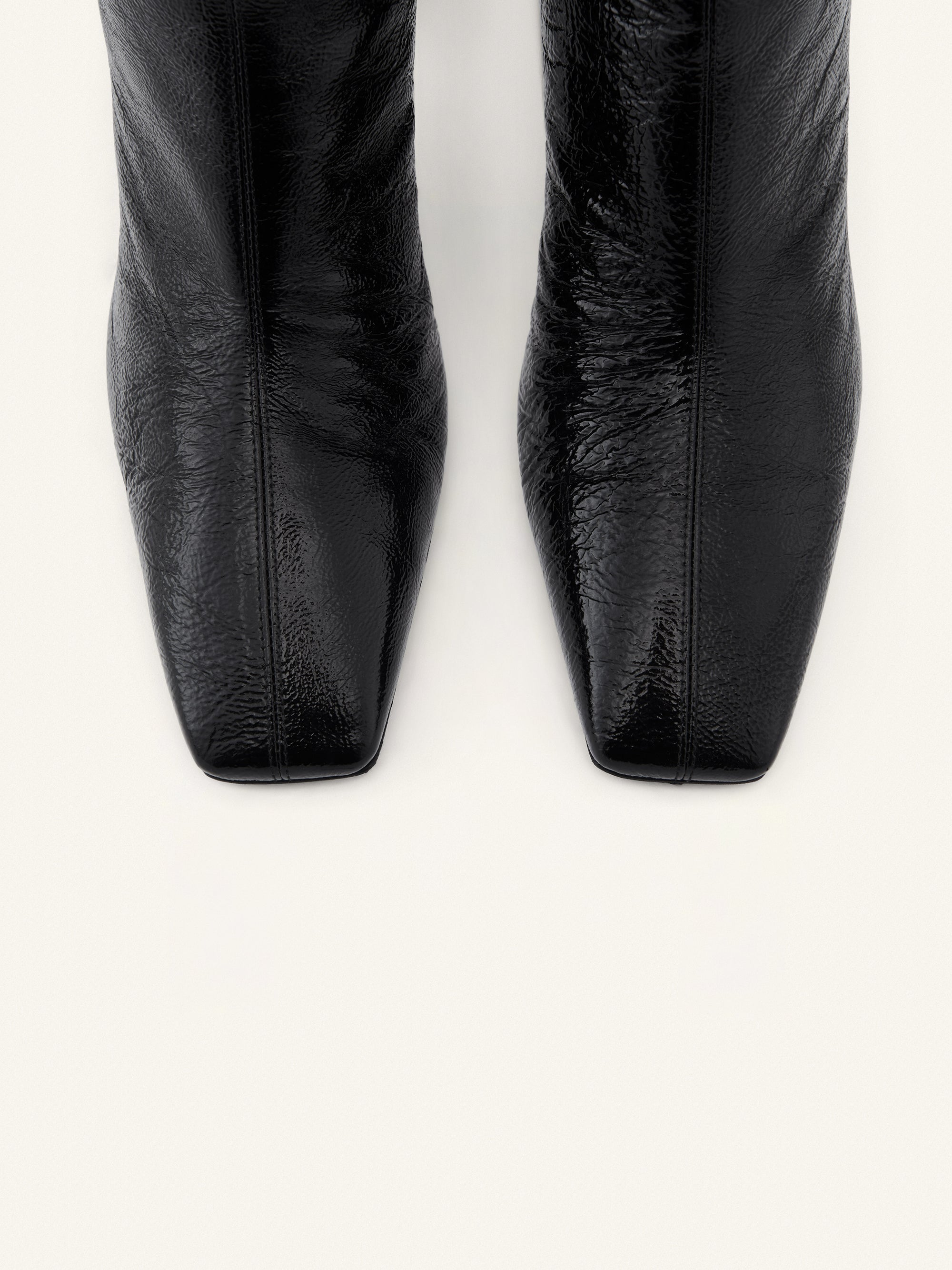 Heritage naplack leather ankle Boots - Black