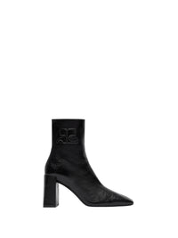 Heritage naplack leather ankle Boots - Black