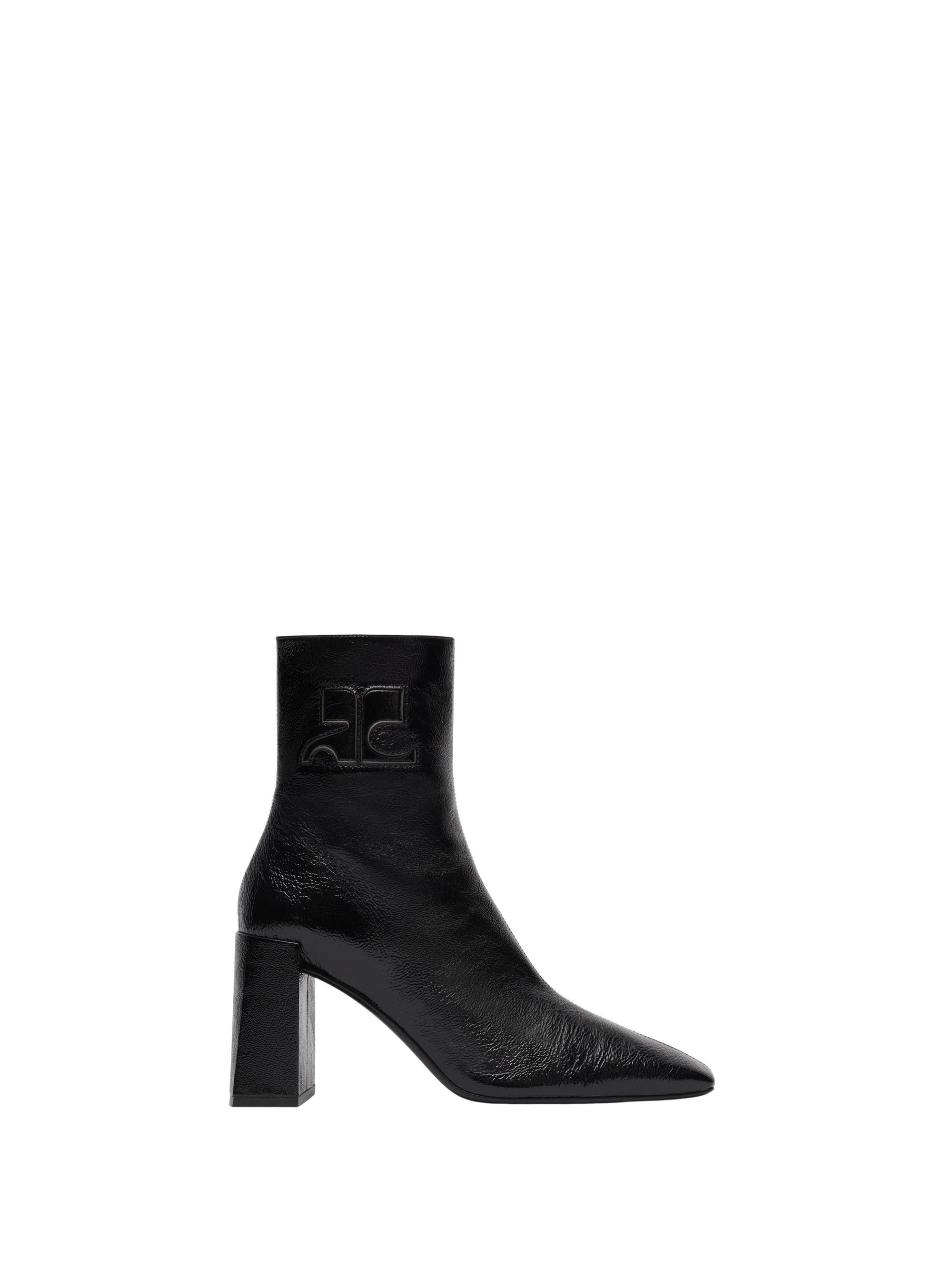 Heritage naplack leather ankle Boots - Black