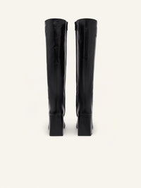 Heritage naplack knee Boots - Black