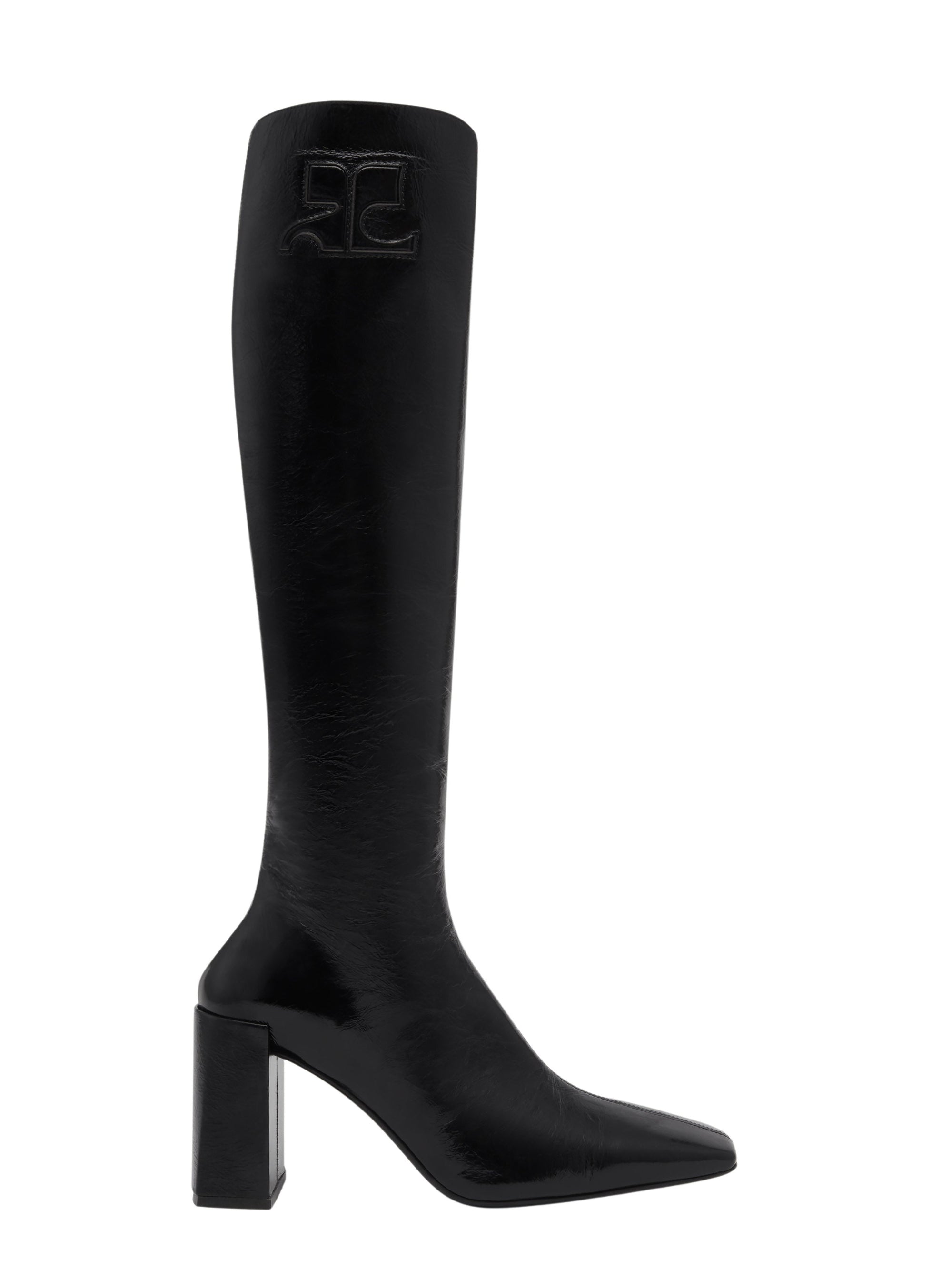 Heritage naplack knee Boots - Black