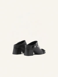 Gogo leather Mules - Black