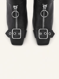 Gogo leather Mules - Black
