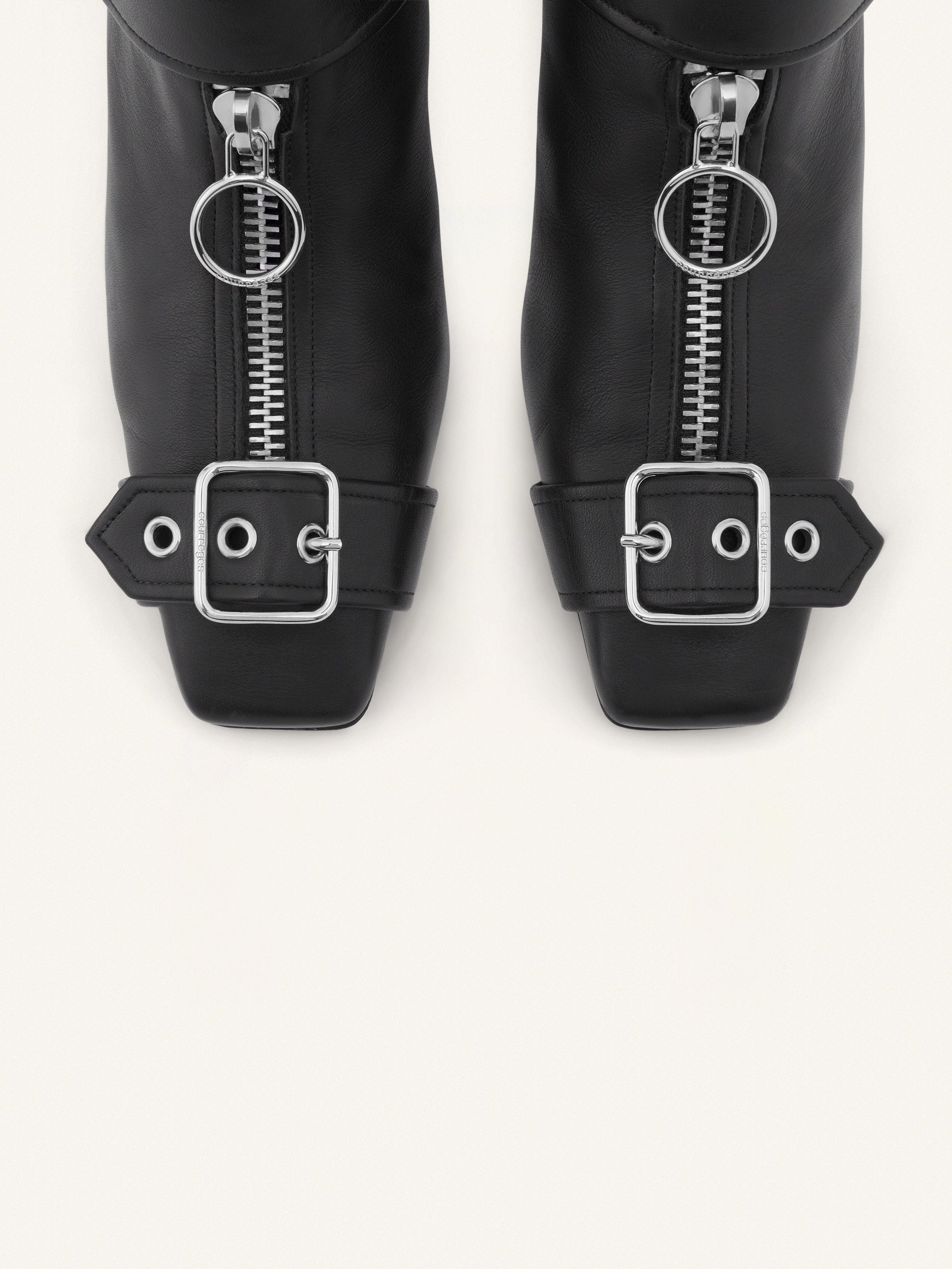 Gogo leather Mules - Black