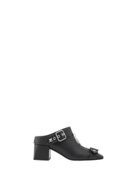 Gogo leather Mules - Black