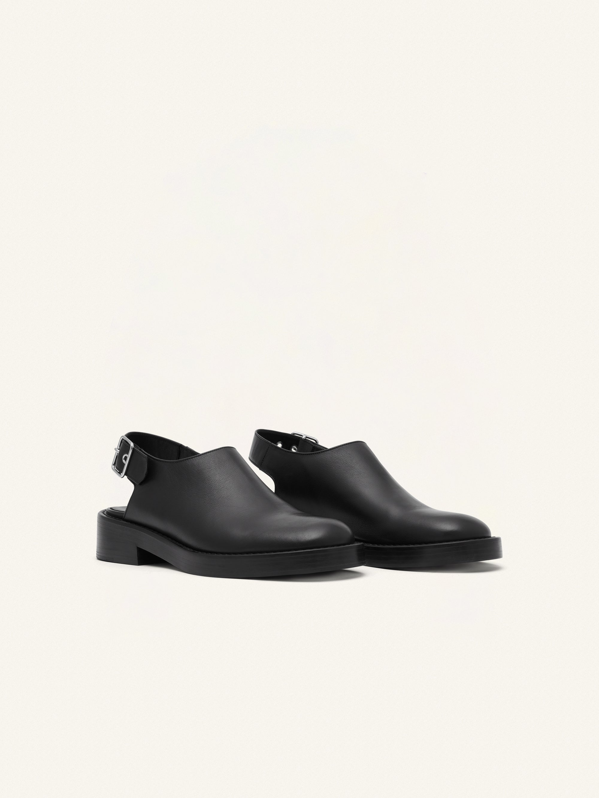 Gogo leather Clogs - Black