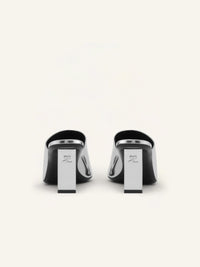 Sleek mirror leather Mules - Mirror