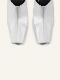 Sleek mirror leather Mules - Mirror