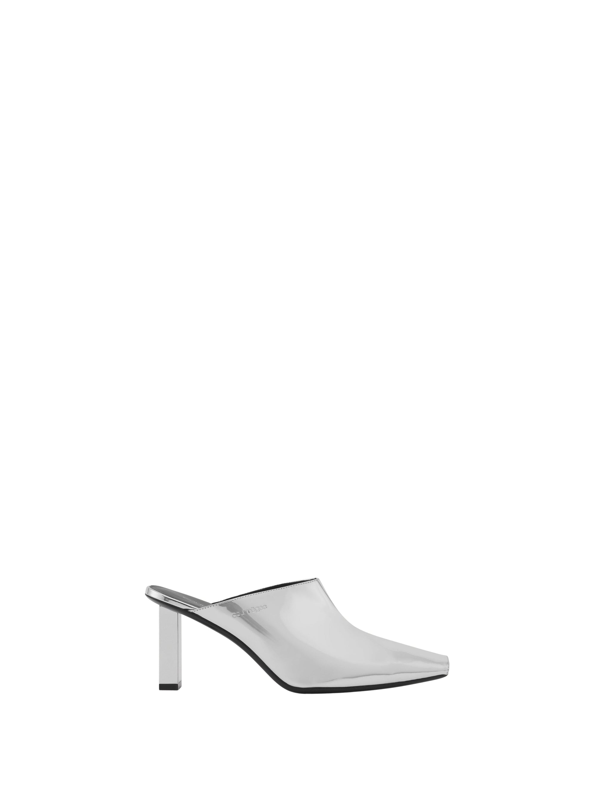 Sleek mirror leather Mules - Mirror