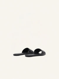 Ac leather Slides - Black