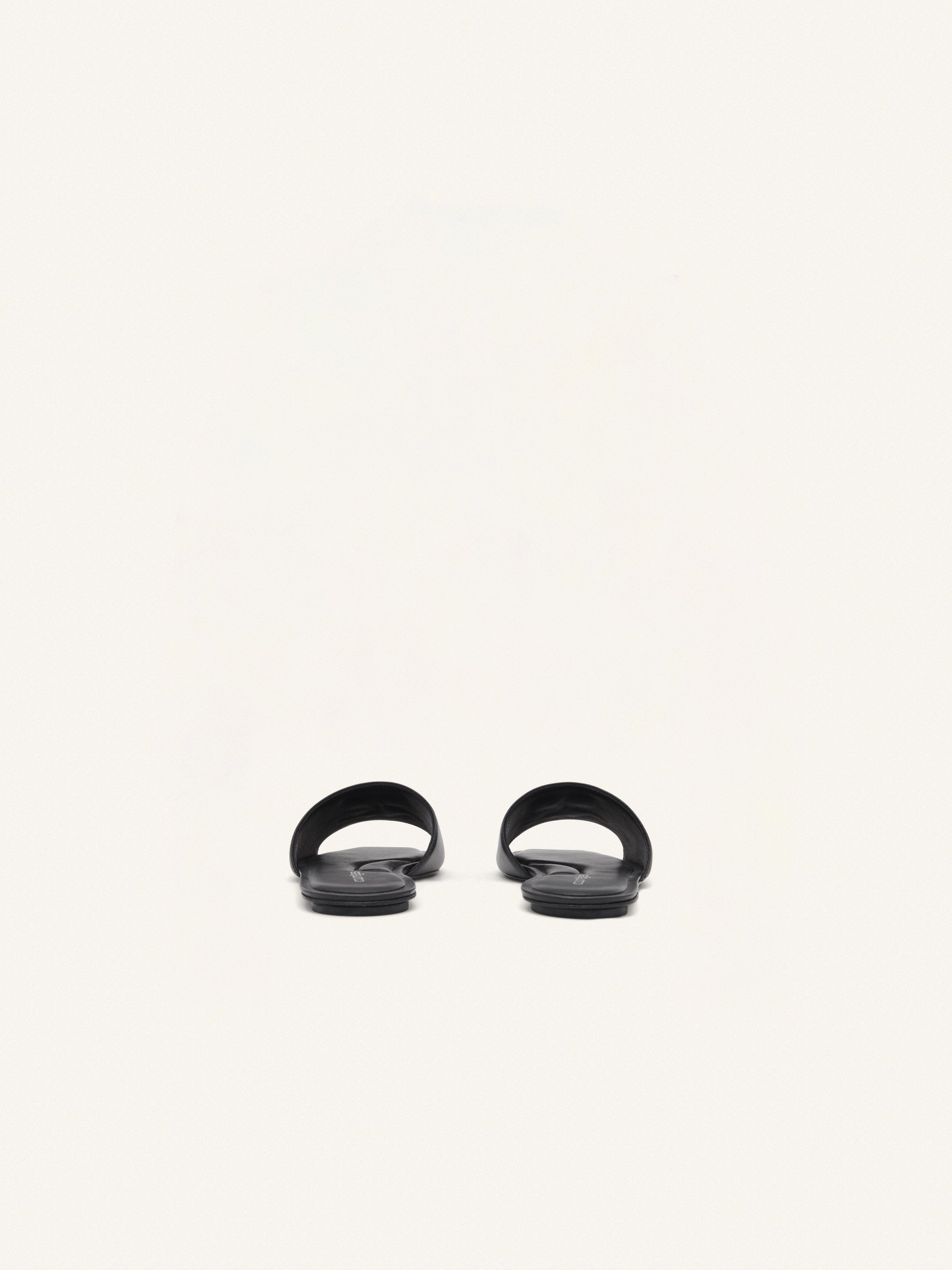 Ac leather slides Sandals - Black