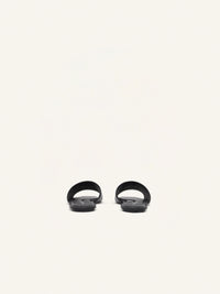 Ac leather Slides - Black