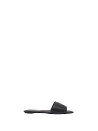 Ac leather slides Sandals - Black
