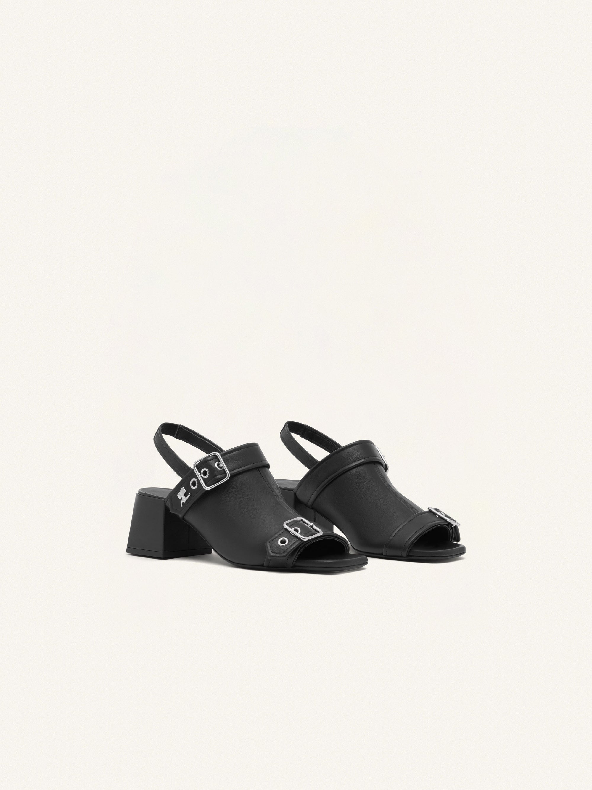 Gogo leather Sandals - Black