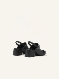 Gogo leather Sandals - Black