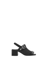 Gogo leather Sandals - Black