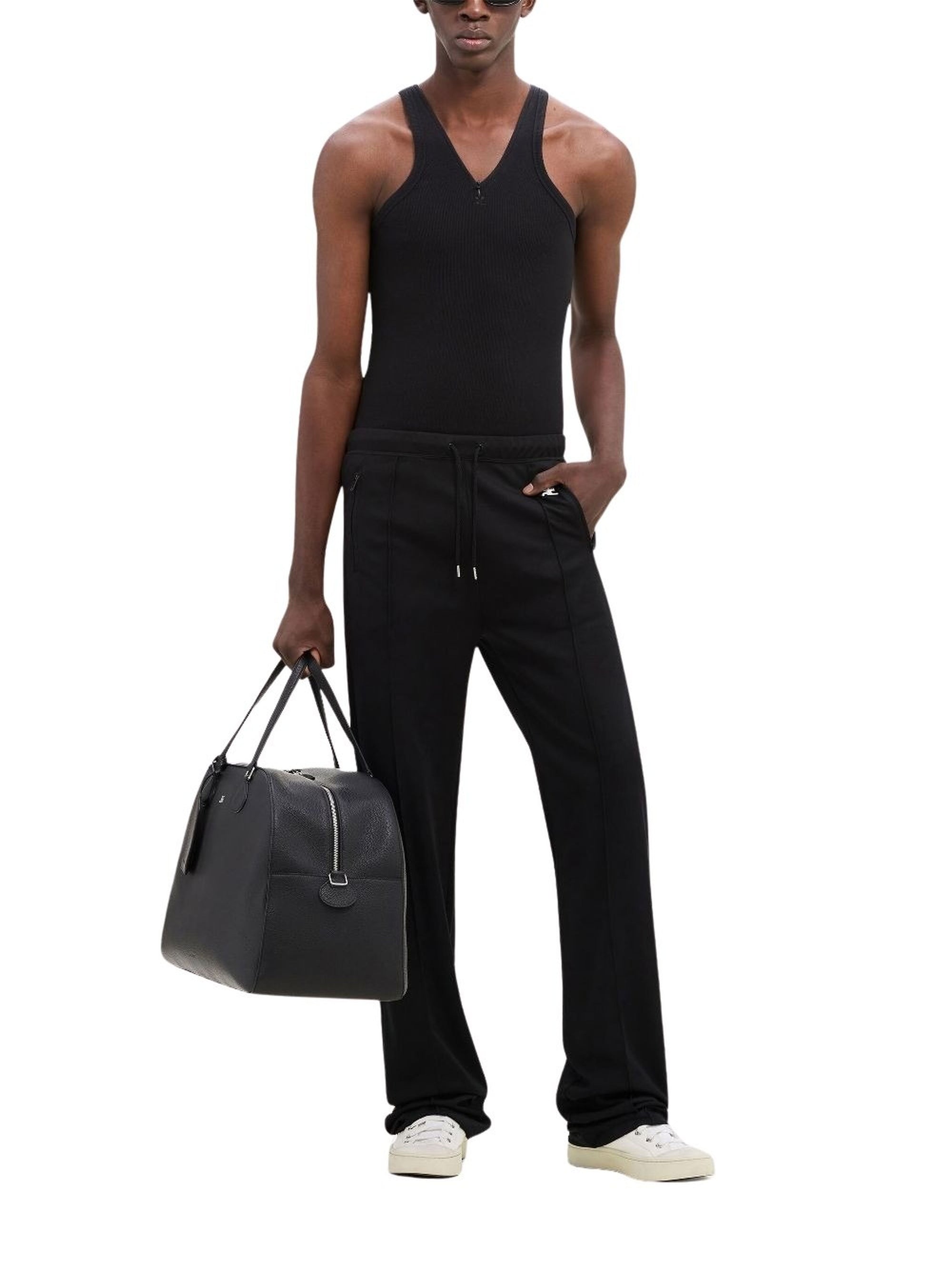 Interlock tracksuit Pant - Black