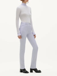 Straight-leg vinyl Pant - Purple