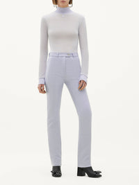 Straight-leg vinyl Pant - Purple