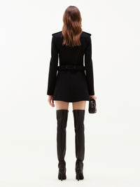 Heritage wool Coat - Black