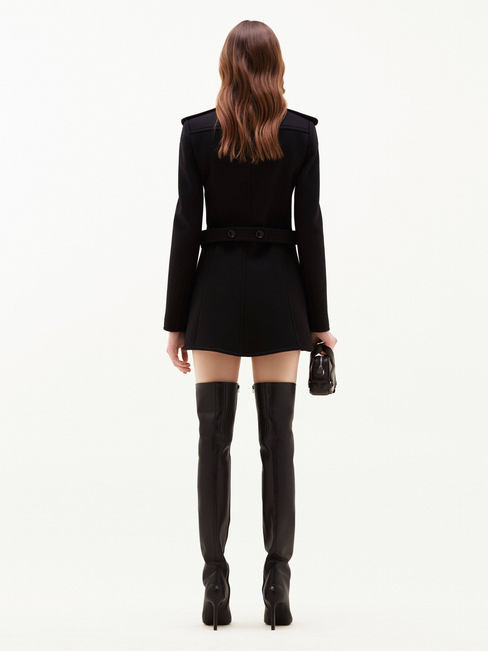 Heritage wool Coat - Black