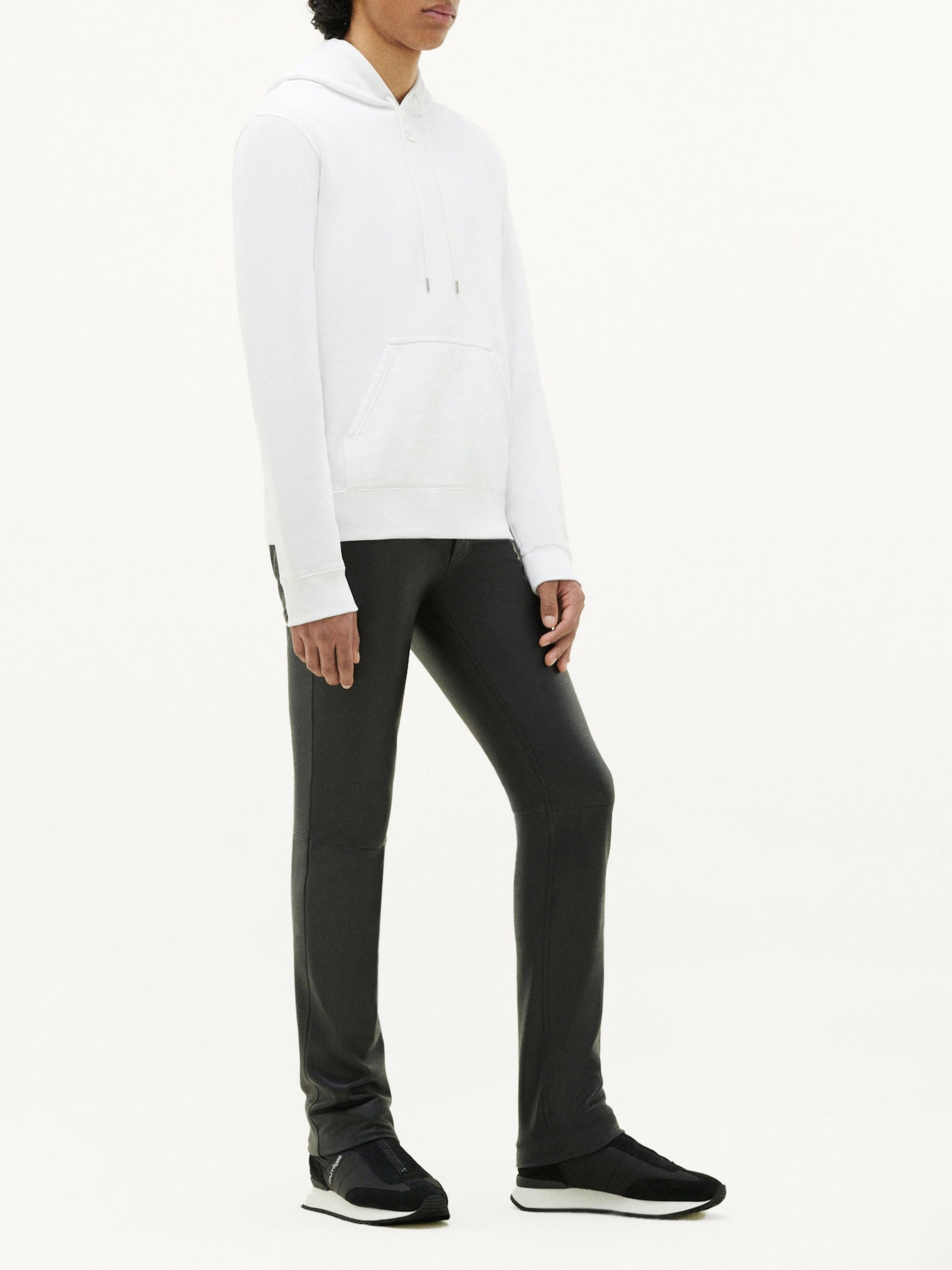 Swallow fleece Hoodie - White