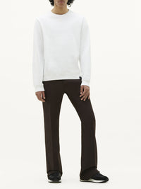 Swallow fleece Sweatshirt - White