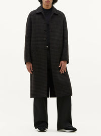 Oversized wool Coat - Black