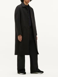Oversized wool Coat - Black