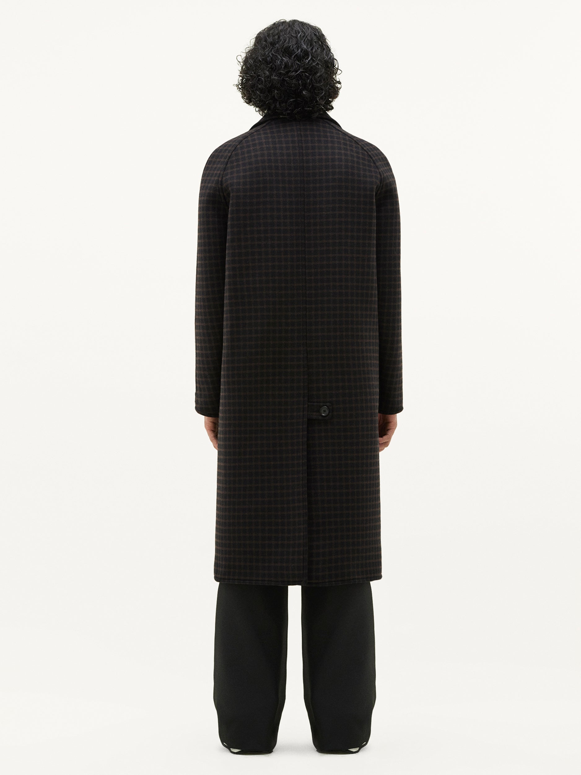 Oversized wool Coat - Black