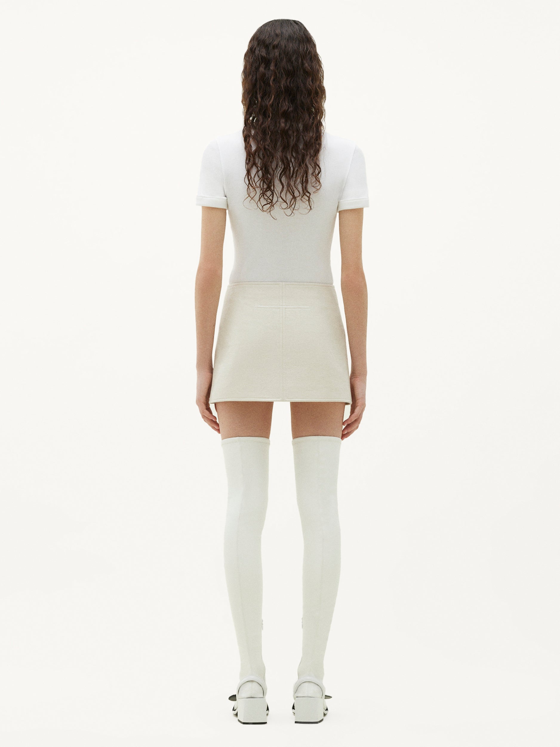 Bumpy signature T-shirt - White