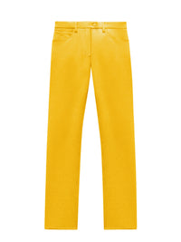 5-Pocket vinyl Pant - Yellow