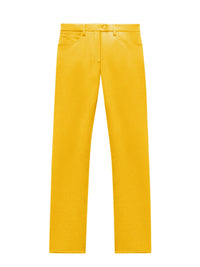 5-Pocket vinyl Pant - Ocre