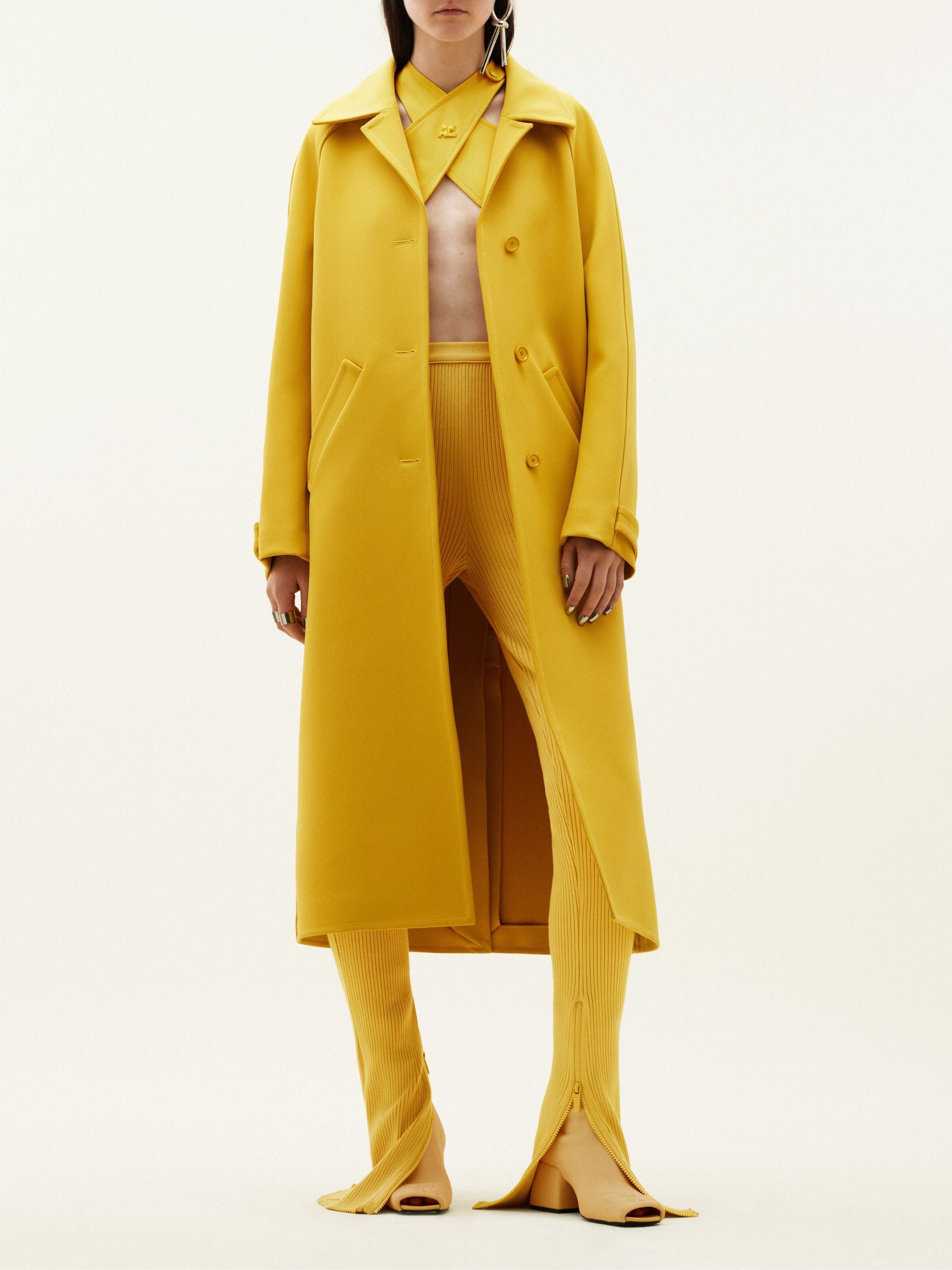 Oversized Coat - Ocre