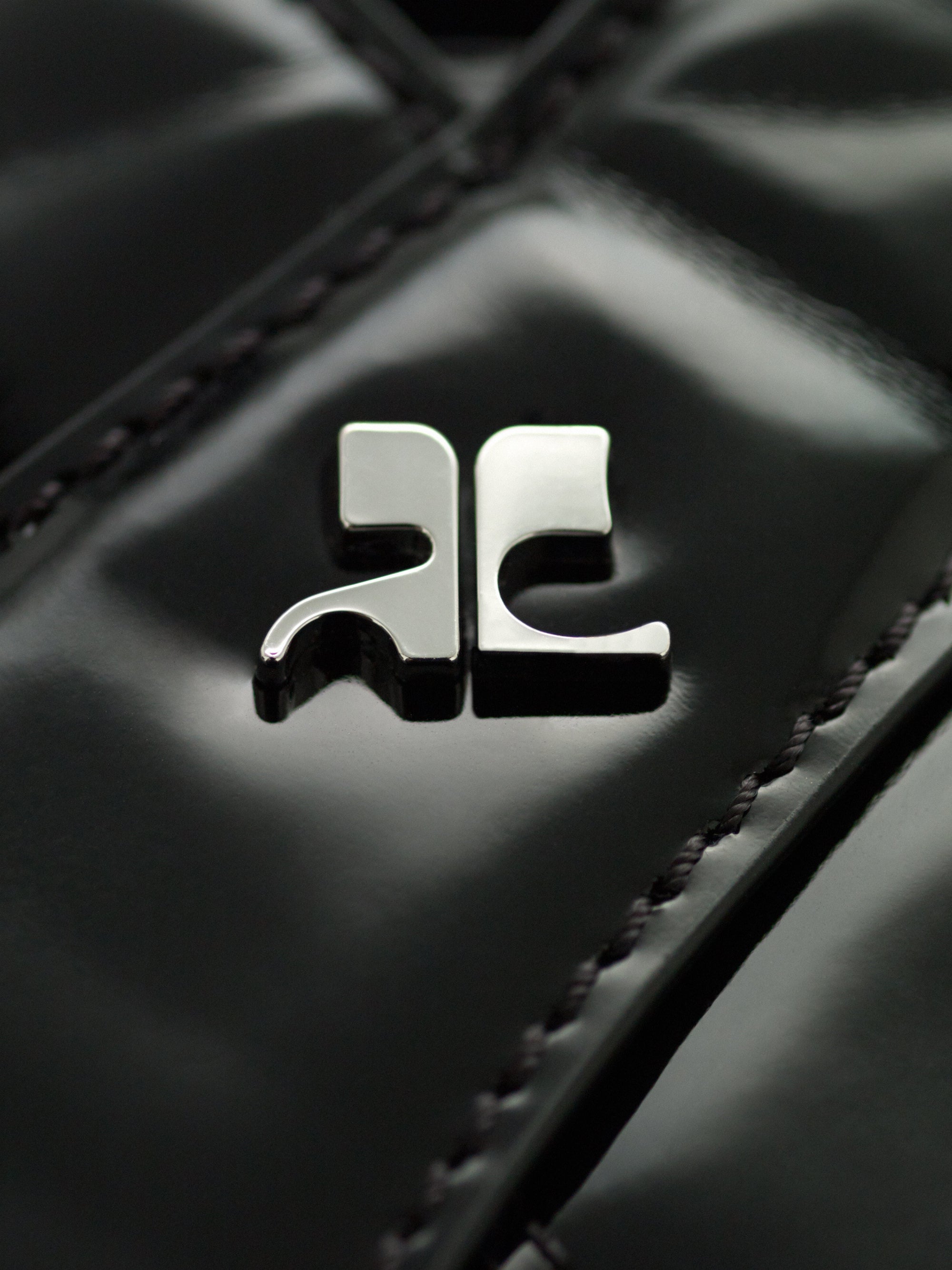 Loop leather Bag - Black