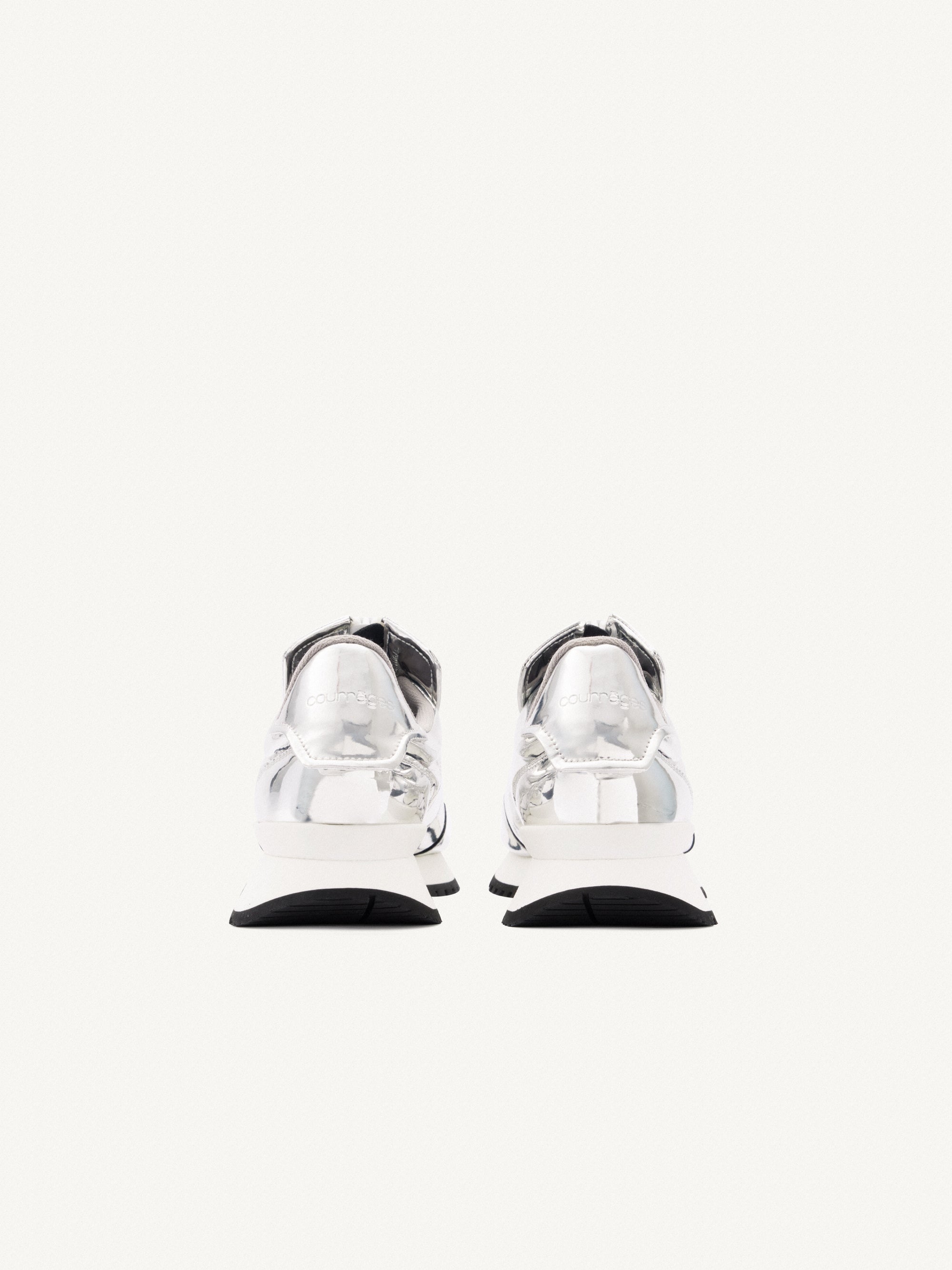Miror zipped Sneakers - Silver