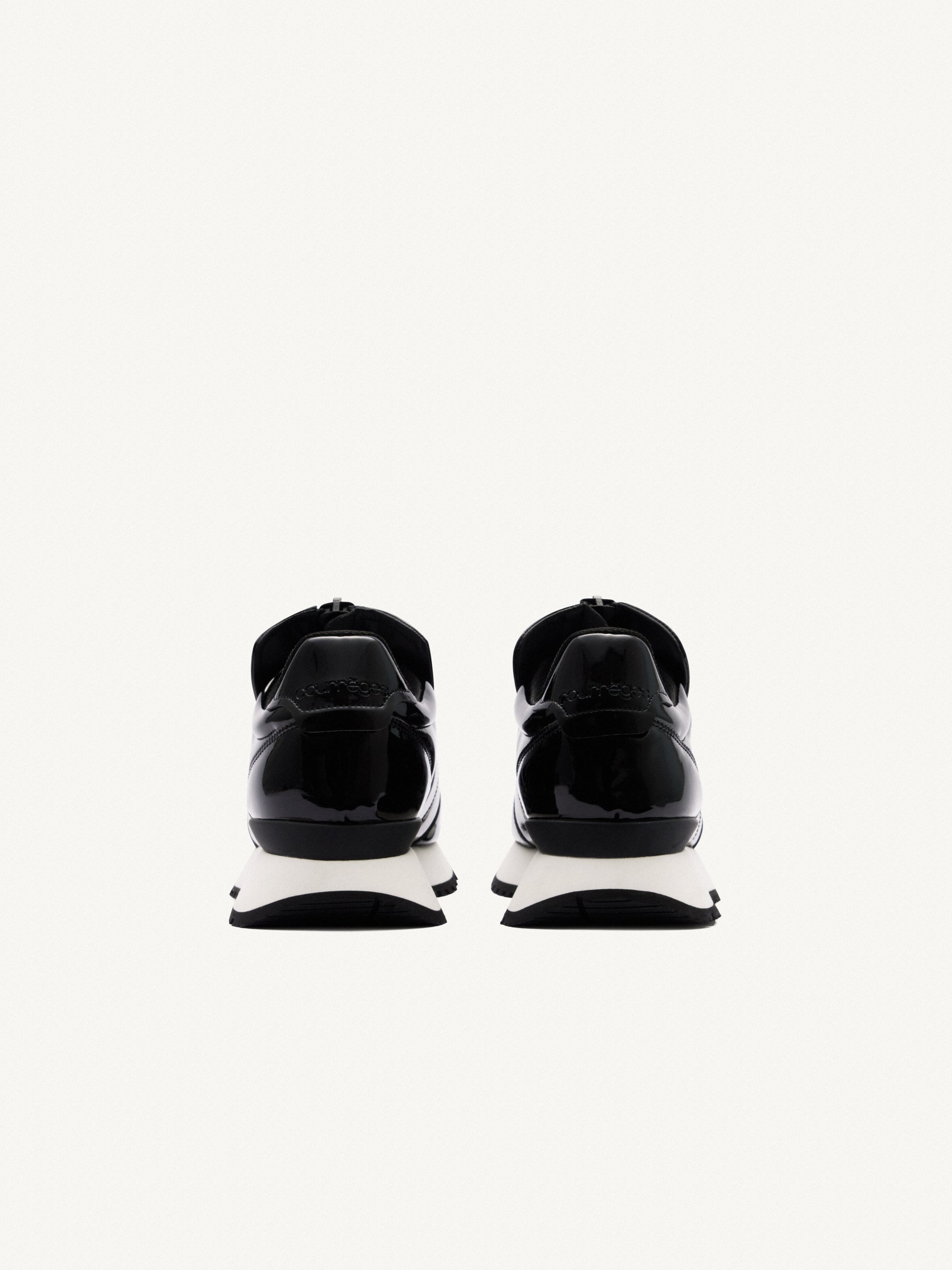 Zipped Sneakers - Black