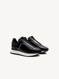 Zipped Sneakers - Black