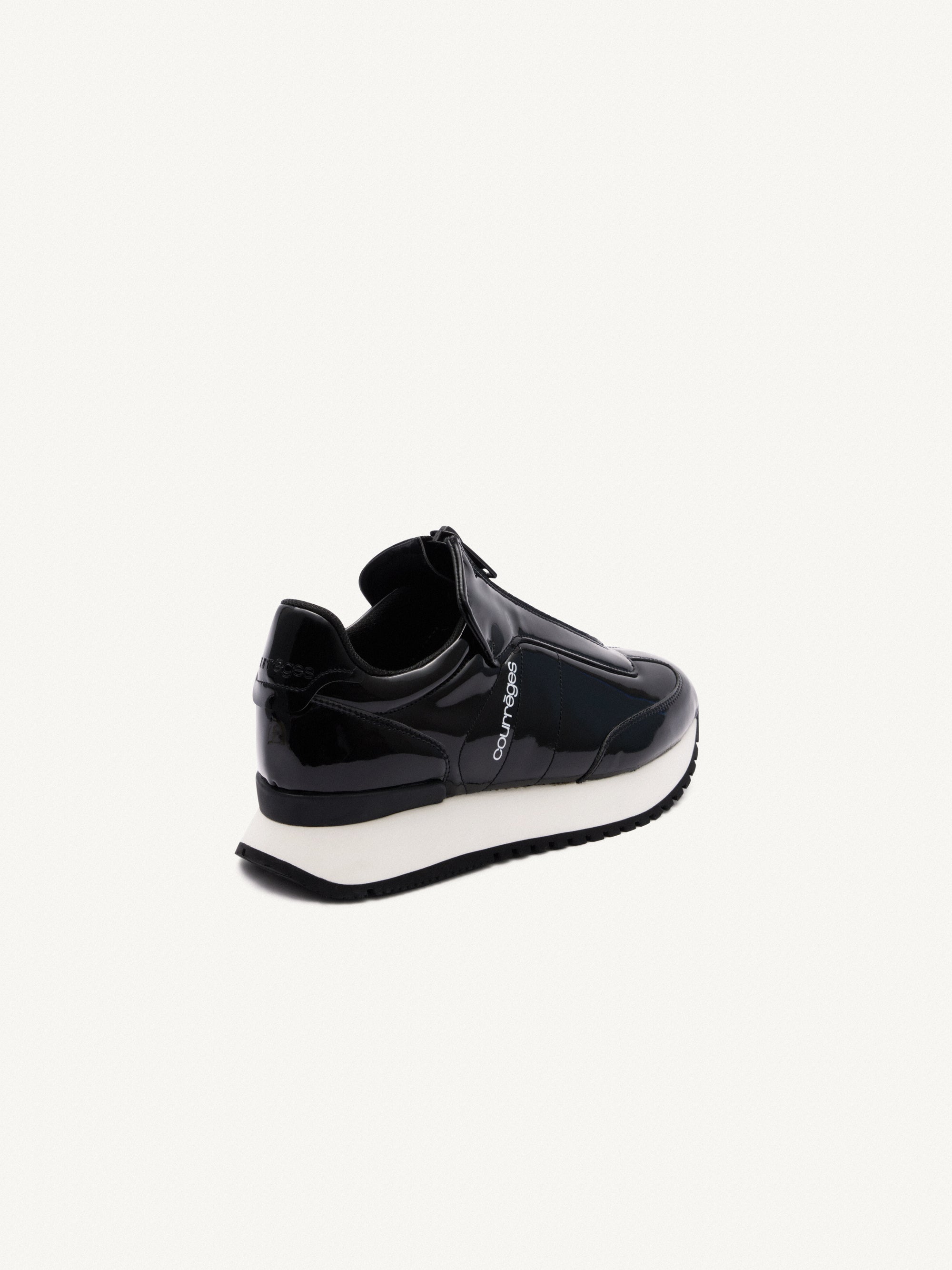 Zipped Sneakers - Black